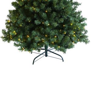 6ft Pre-Lit Artificial Christmas Tree with Foldable Stand Hinged Xmas Tree - Product Image 5