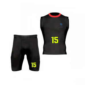 Ropa Deportiva Cómoda y Transpirable de Alta Calidad para Hombre, Uniforme 7v7, 100% Poliéster, Diseño Personalizado para Adultos - Product Image 1