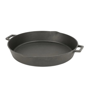 Round Ceramic Non-Stick Frying <b>Pan</b> With Plastic Handle For Gas <b>And</b> Induction Cooker Hand Wash Only - Product Image 2