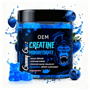 סוכר ללא קריאטין גאמא קריאטין gummies עם אלקטרוליטים עבור אנרגיה, סיבולת - Product Image 1