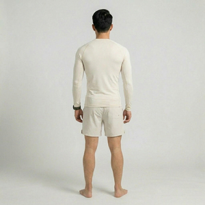 Vêtements de sport pour hommes de haute qualité à manches longues, imprimés par sublimation, Rash Guard pour hommes, vêtements de fitness pour hommes, Rash Guard en gros, OEM - Product Image 3