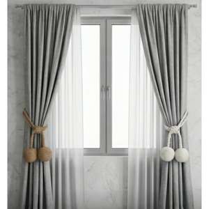Metal Curtain <b>Tieback</b> Wall Mounted Holdback <b>Hooks</b> Decorative Modern Curtain Accessories for Drapes Window Home Interior Style - Product Image 4