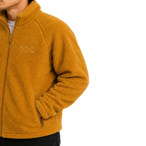 Men's Sherpa <b>Fleece</b> <b>Jacket</b> Full Zip Stand CollarThick Sherpa <b>Lining</b> Casual Winter Wear Soft Cozy Premium Lightweight Comfort Fit - Product Image 6