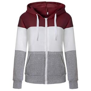 Sudadera con Capucha Estampada para Mujer, 100% Algodón, Anti-Pilling, Transpirable, con Logotipo Frontal, Venta al Por Mayor - Product Image 4
