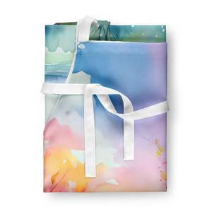 Michigan Apple Blossoms Watercolor Unisex Large Multicolor <b>Apron</b> New Adult <b>Kitchen</b> Server for Cooking Gardening-for <b>Women</b> Men - Product Image 3