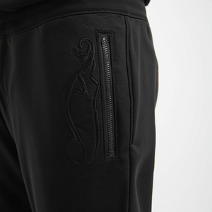 Pantalon de jogging unisexe en molleton épais brodé de qualité supérieure, style décontracté de luxe – Grande Vente - Product Image 3