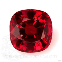 Pierre précieuse en rubis rouge de haute clarté, forme coussin, tailles personnalisées pour la création et l'artisanat de bijoux