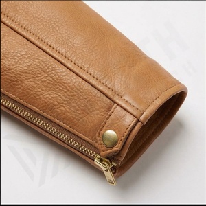 Veste de moto en cuir véritable pour homme de qualité supérieure, nouvelle arrivée, vestes de moto d'hiver, protections amovibles, personnalisables - Product Image 6