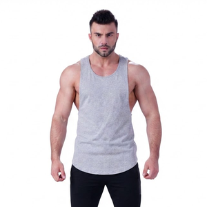 Men's <b>Black</b> Solid Color O-Neck <b>Knitted</b> <b>Tank</b> <b>Top</b> Casual Wear - Product Image 6