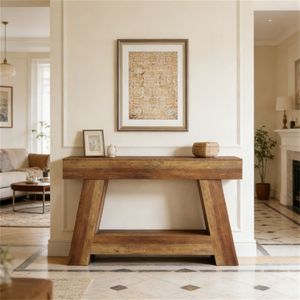 Consolle di Controllo Principale con Ripiano Portaoggetti, Utilizzabile Come Tavolino da Divano, Consolle d'Ingresso o Scrivania Portaoggetti - Product Image 3