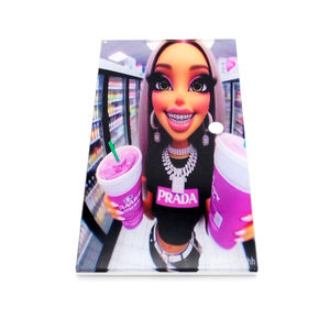 Plateaux professionnels personnalisés pour extensions de cils avec logo, plateaux en verre personnalisés pour poupées Bratz, kit d'outils pour extensions de cils - Product Image 2