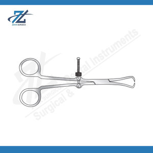 Pinza de reducción con bloqueo ajustable, grande, 168 mm, de acero inoxidable, instrumento quirúrgico ortopédico, pinza de reducción ósea, Pakistán - Product Image 3