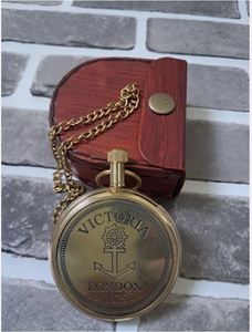 ALFA NAUTICAL Victoria Brass <b>Pocket</b> <b>Watch</b> Round Vintage Display Collectible Handmade Mechanical Movement Home Decor - Product Image 6
