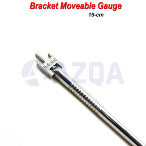 Stainless Steel Premium Dental Bracket Positioning Height <b>Gauge</b> Movable Orthodontic <b>Measuring</b> <b>Tool</b> High Precision Use - Product Image 3