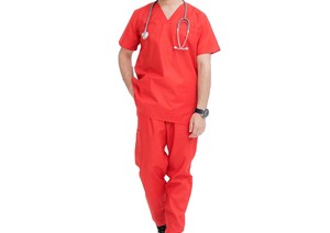 New Condition Men <b>Uniform</b> <b>Scrub</b> Anti Wrinkle Lightweight Breathable Knitted Cotton Polyester Cheap Price - Product Image 3
