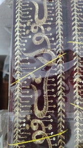 Dentelle brodée durable et douce, disponible en plusieurs couleurs et motifs attrayants. - Product Image 2