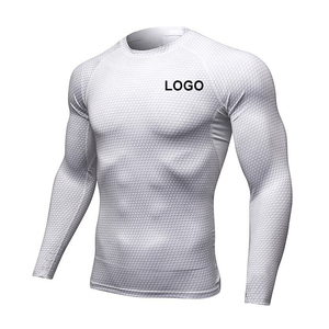 Camiseta Deportiva de Manga Larga para Hombre, con Logotipo Personalizado, para Fitness y Deportes Acuáticos, Proveedor Mayorista de Exportación - Product Image 1