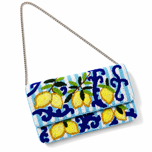 Bolso de mano de lujo con cuentas de cítricos, hecho a mano, de diseñador, para mujer, para la noche, vacaciones, resort, OEM ODM - Product Image 2