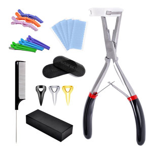 Kit de Herramientas Profesional de Pinzas para Sellado de Extensiones de Cabello con Cinta Adhesiva, Pinza de Sellado Duradera para Extensiones de Cabello - Product Image 1