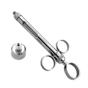 Seringue dentaire aspirante à 3 anneaux de qualité supérieure, 1,8 ml, en acier inoxydable, seringue aspirante manuelle, instrument professionnel de chirurgie orale - Product Image 2