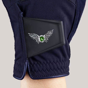 Gants de golf en cuir Cabretta de qualité supérieure, respirants, antidérapants, légers, coupe-vent, avec logo personnalisé et fermeture auto-agrippante - Product Image 3