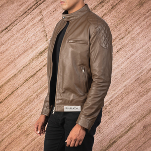 Venta caliente Moda Hombres Chaqueta de cuero genuino Cremalleras Diseño Chaqueta de moda para hombres Disponible a precio a granel - Product Image 3