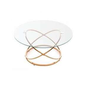 Mesa de Centro Redonda de Estilo Popular con Tapa de Madera para Sala de Estar, Diseño Metálico para Muebles de Hogar, Mesa de Centro con Marco Negro - Product Image 5