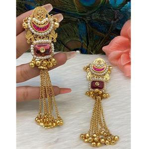 Atractivos Pendientes de Latón Chapado en Oro de Primera Calidad con Moissanita para Mujeres y Niñas, Ideales para Bodas, Fiestas y Eventos Nocturnos - Product Image 1