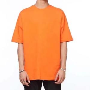 เสื้อยืดสตรีทแวร์วินเทจผ้าฝ้าย 100% คุณภาพสูง 280 กรัม ระบายอากาศได้ดี เป็นมิตรกับสิ่งแวดล้อม ทรงปกติสำหรับผู้ชาย - Product Image 1