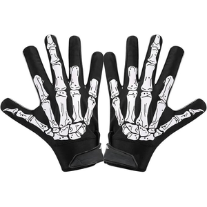 ถุงมือฟุตบอล Calup Industries รุ่นพรีเมียม ถุงมือรับบอลแบบมีกริป ถุงมือรับบอลลายธงชาติอเมริกา ถุงมือรับบอลสำหรับผู้ใหญ่ - Product Image 1