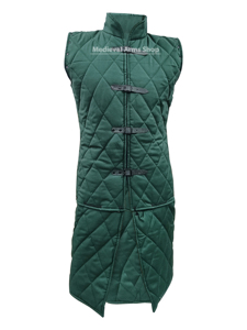 Handmade High Quality <b>Vintage</b> Medieval Gambeson <b>Denim</b> Quilted Windproof Anti-Bacterial Cotton Padded Front Unisex Winter <b>Jacket</b> - Product Image 5