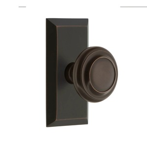 Poignée de porte rectangulaire en laiton durable tendance, personnalisable, pour intimité et passage, nouveau design moderne pour hôtel, villa, chambre et salon - Product Image 1