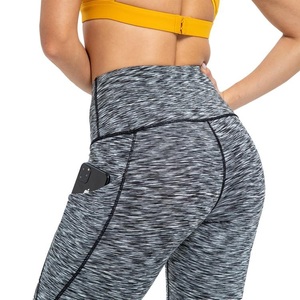 Ensemble de yoga réversible grande taille pour femme, haute qualité, dentelle respirante, taille élastique personnalisée, extensible dans les 4 sens, fabriqué au Pakistan, prix bas - Product Image 6