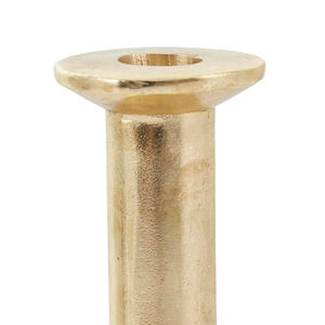 Support à bougie décoratif très vendu pour la décoration intérieure, finition dorée, porte-bougie en aluminium coulé, fait main, personnalisé, lot de 2 - Product Image 5