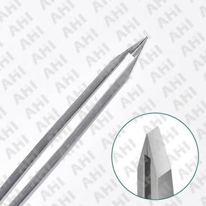 Pinzas de Cejas de Acero Inoxidable Ligeras Hechas a Mano con Punta Recta, Marca Privada Personalizada OEM/ODM para Venta en Línea - Product Image 6