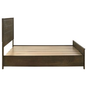 Lit en bois Greely Rustic Golden Brown Eastern King avec rangement - Product Image 5