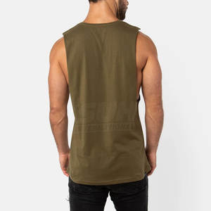 Camiseta Deportiva de Algodón 100% Tejida al por Mayor, Color Sólido, para Hombre, Diseño de Logotipo Personalizado, Transpirable, para Venta en Línea - Product Image 3