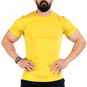 Camiseta Deportiva Personalizada de Poliéster Elástico para Gimnasio, Camiseta Atlética para Hombre, Ropa de Gimnasio, Pedido al por Mayor - Product Image 3