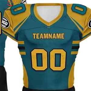 ชุดยูนิฟอร์มอเมริกันฟุตบอลแบบซับลิเมชั่นสั่งทำพิเศษ ระบายอากาศได้ดี สำหรับผู้ใหญ่ทุกเพศทุกวัย ไซส์พลัส ดีไซน์โดดเด่น ชุดกีฬาอเมริกันฟุตบอล - Product Image 2