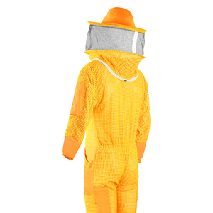 2026 High Quality Custom Beekeeper <b>Suit</b> 100% Cotton <b>Bee</b> Yellow Beekeeping <b>Suit</b> with Hood Full Body Protection for Beekeepers - Product Image 4