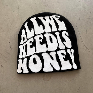 Gorro de Invierno Unisex de Acrílico con Logotipo Personalizado, Gorro con Lazos de Puntos, Camuflaje, Bordado 3D, Proveedor Mayorista - Product Image 2