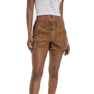 New Style Custom Made <b>Jeans</b> Shorts <b>Button</b> <b>Fly</b> Solid Color Made In Pakistan Fashion <b>Jeans</b> Shorts For Women - Product Image 3