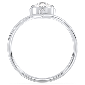 Bague REYES en argent sterling 925 avec moissanite taille poire de 0,79 carat pour femme – Bijou élégant pour fiançailles et mariage - Product Image 6