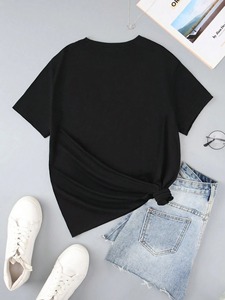 <b>Flash</b> Arrival New Budget Made Women <b>T</b> <b>Shirt</b> Custom Logo Printed Low MOQ Best Sale Stylish Look Women Printed <b>T</b> <b>Shirts</b> - Product Image 5
