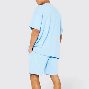 Conjunto Deportivo de Verano para Hombre, de Secado Rápido, con Camiseta de Manga Corta y Pantalones Cortos Deportivos - Product Image 4