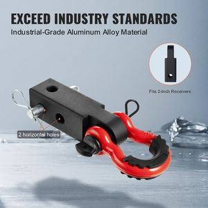 Gancio di traino per impieghi gravosi da 66.000 libbre con anello a D e perno di bloccaggio per rimorchi e attacchi traino - Product Image 3