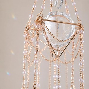 Elegante Atrapasueños de Cristal para Eventos, Fiestas Nocturnas, Decoración del Hogar, Atrapasueños Colgante de Lujo, Regalo Decorativo - Product Image 5
