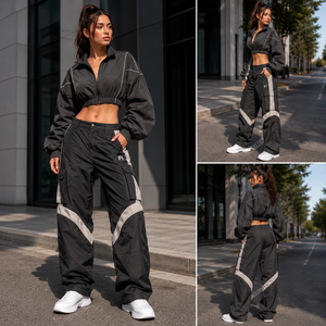 High Quality Lightweight 100% Polyester <b>Canvas</b> Sweat Pants Custom Sublimation Casual Streetwear Baggy Distressed men's pants - Product Image 3