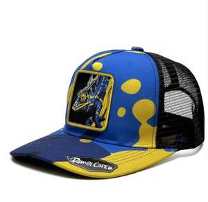 <b>Purple</b> Panther Trucker <b>Hat</b> Sublimation Print Breathable Mesh Adjustable Unisex Outdoor Cotton Street Style All Seasons - Product Image 3