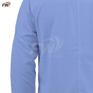 เสื้อกาวน์แพทย์แขนยาวสีขาวแบบขายส่งสั่งทำได้สำหรับทุกเพศ เหมาะสำหรับแพทย์ พยาบาล ชุดยูนิฟอร์มโรงพยาบาล ชุดยูนิฟอร์มทางการแพทย์ เสื้อกาวน์วิทยาศาสตร์ เคมี - Product Image 6